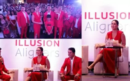 Kareena Kapoor Khan's Aligning Aura: Illusion Aligners Takes Dentistry to Dazzling Heights