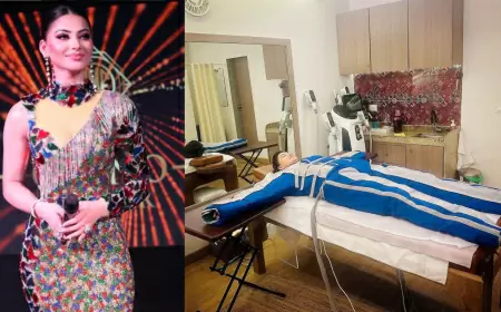 Urvashi Rautela Prioritizes Self-Care with Pressotherapy Sessions
