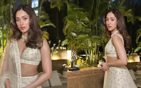 Pashmina Roshan's White Lehenga: A Vision of Effortless Elegance