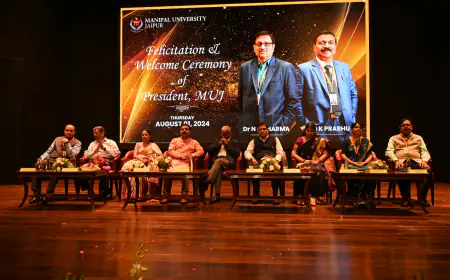 Manipal University Jaipur (MUJ) welcomes new VC Prof. N N Sharma and bids farewell to Dr. G K Prabhu