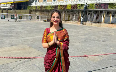 It was an incredibly powerful and peaceful experience: Sherleen Dutt on visiting Tirupati Balaji   
