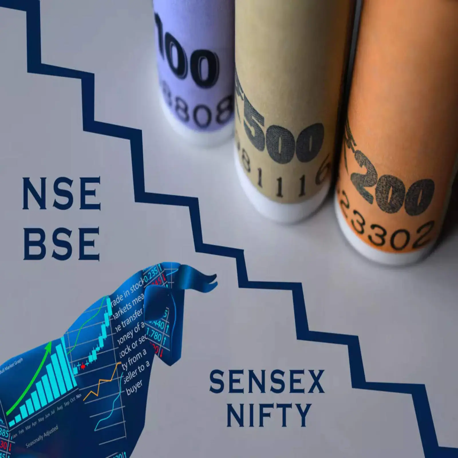 Stock market continues to slide; Sensex fell 200 points, Nifty reached below 24800