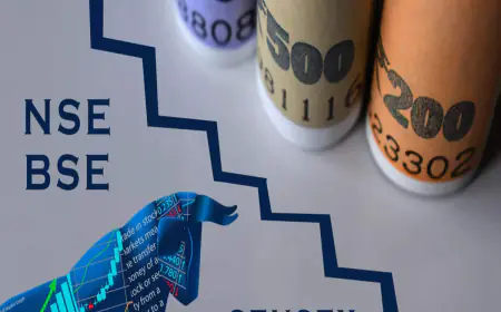 Stock market continues to slide; Sensex fell 200 points, Nifty reached below 24800