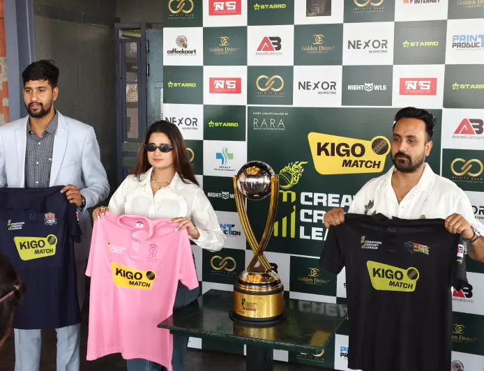 Excitement Builds as Kigo Match Creators Cricket League Unveils Teams, Trophy, and Jersey Ahead of April 11–12 Clash in Jaipur