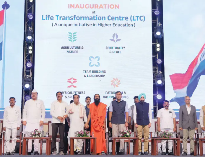 Swami Ramdev, Ronjan Singh Sodhi attend Life Transformation Centre launch; CM Devendra Fadnavis, Shivraj Singh Chouhan hail initiative